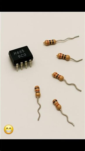 When Resistors Try to Make a New Circuit 😂⚡#shorts