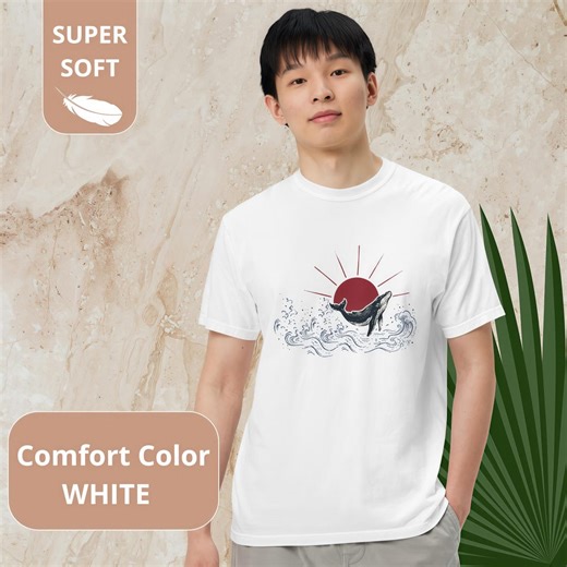 Retro Whale Shirt, Whale Sunset Shirt, Ocean Animal Tee, Whale Lover Gift - Etsy