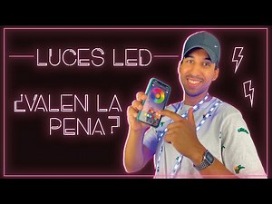 🏮LUCES LED RGB QUE CAMBIAN DE COLOR CON LA MÚSICA | REVIEW | OSCAR CAMPOS