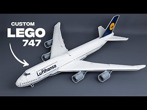 10 Months - 12500 Pieces! | Custom Motorized Lego 747 | FULL TOUR