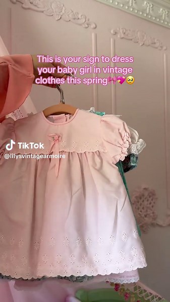 Spring Vintage Baby Girl Clothing Haul and Favorites