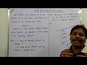 PART-1: ORDER OF AN ELEMENT IN A GROUP | ALGEBRAIC STRUCTURES | DISCRETE MATHEMATICS