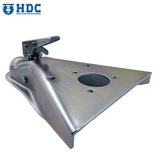 [Hot Item] Stainless Steel Carbon Steel Trailer Galvanized 3 Mounting Hole Unbraked a-Frame Hitch Ball Coupler Trailer Coupling Towing Accessories