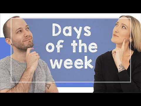 Days of the week in English - A1 [with Brian and Emily]