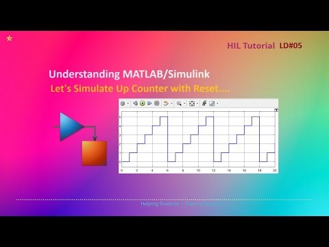 Simulation of an Up Counter with Reset || MATLAB/Simulink || LD-05