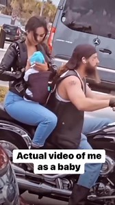 196K views · 1.6K reactions | Actual footage of me when I was a baby #motorcycle #MotorcycleLife #funny #parenthood #moms #baby | Biker Dad | Facebook