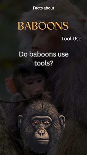 Baboon Fact 30 - Do baboons use tools?