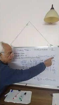 How do we find average or arithmetic mean of grouped data by using Step-deviation method (Part 4)