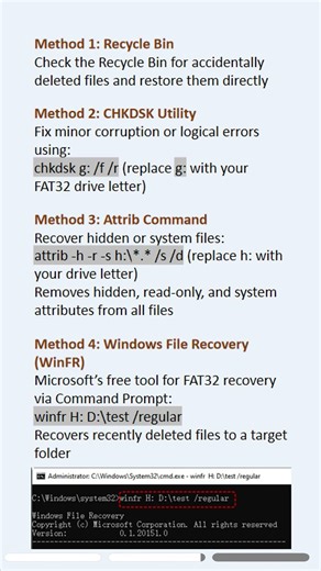 FAT32 Data Recovery Freeware | Quick Recovery Guide #fat32