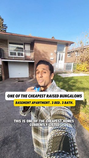 This raised bungalow is one of the cheapest in Mississauga with a basement apartment. Two front doors. Two units. Endless potential. ✅ 3 beds | 3 baths | Semi-detached ✅ Upgraded top to bottom ✅ Income potential ✅ Located in a highly sought-after area All this for $959K 📩 DM for details or to book a private tour 📞 647-208-9724 #MississaugaRealEstate #RaisedBungalow #BasementApartment #GTAHomes #InvestmentProperty #FirstTimeBuyer | JAFRI.