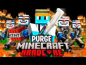 100 Players Simulate an ULTIMATE Purge in Minecraft!