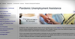 Why is Arizona behind other states in paying PUA benefits?