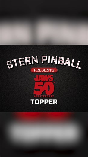 Stern Pinball on Instagram: "Just when you thought it was safe to go back in the water... Say hello to the JAWS 50th anniversary topper pinball machine accessory🦈"