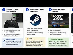 How To Play Rocket League With A Controller On PC – Setup, Steam & Input Lag Fix