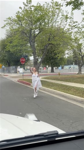 22K views · 128 reactions | Bride escapes groom in another man's car  She got the attention of another car and got away. #surprise #family #viralvideo #foryou #viralshort #viralshorts #shorts #viralpost #viralvideos #viralreels | Nick K | Facebook