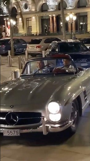 Toto Wolff & Sussie Wolff Driving through Monaco Casino Square #monaco #totowolff #montecarlo #f1