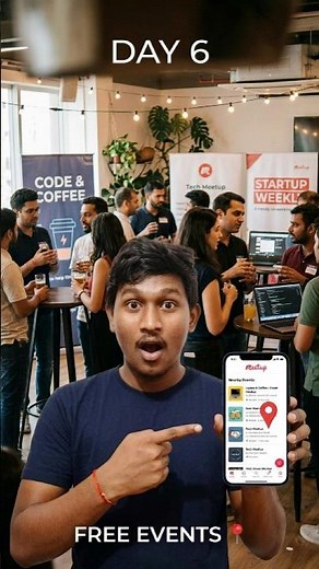 Day 6/30 AI Tools 🚀 Meetup App | Best Networking App for Students 🔥