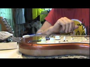 Setting up a strat tremelo.