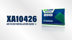 Watch Official ECOGARD XA10426 air filter install demonstration on Amazon Live