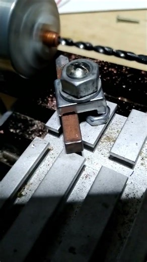 Trying to Drill Through Solid Copper with this Micro lathe