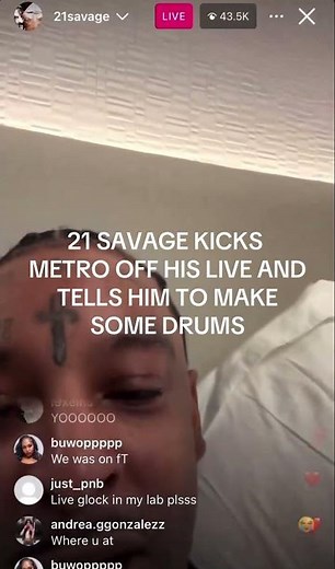 21 Savage and Metro Boomin trolling each other live 😂