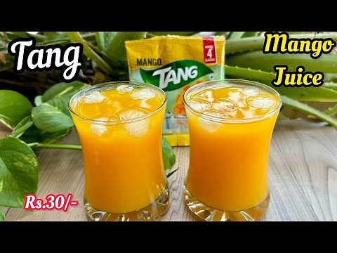 Tang Mango Juice Recipe | How to make Tang Mango Drink | Tang Mango Juice Powder