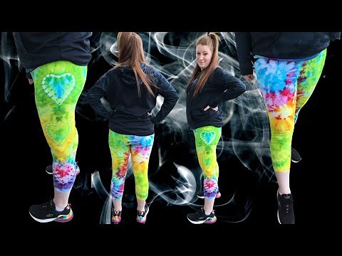 How to Tie-Dye - Leggings - Step by Step