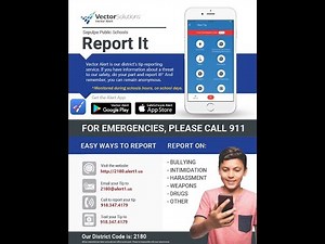 Vector Alert for School Safety Reporting