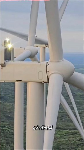 Why Wind Turbines Spin Slowly😱 The Shocking Truth Behind Their Power! #shorts