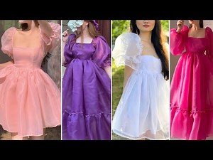 Formal Frocks Designing Ideas For Girls || Korean Barbie Frocks Designs || Party Wear Summer Dresses