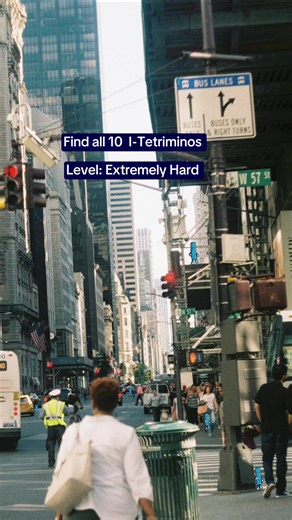 How many dancing I-Tetriminos can you find? 👀 #Tetris #find #gamertok