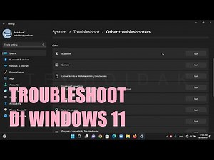 Cara Menggunakan Troubleshoot pada Windows 11