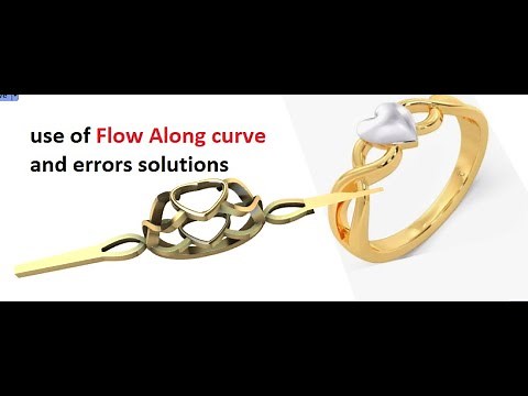 how to create ring in rhino using flow along curve