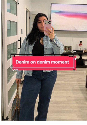Denim on denim moment ✨ #ootd #fashion #outfitideas #outfitsideas #styleinspo
