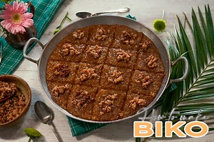 369K views · 3.4K reactions | How to make biko with latik. Not too sweet at perfect ang sticky and chewy texture. | aMIAble foods | Facebook