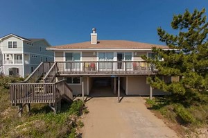 Sea Shell is just steps away from the beach. Along with easy beach access, this home has a large deck where you can enjoy gorgeous ocean views. Sea Shell is pet friendly so feel free to bring your canine companions! https://bit.ly/2FINrlB | Sandbridge Realty | Facebook