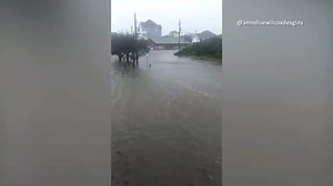 Video paints picture of reported 'catastrophic flooding' on Ocracoke Island. | WFMY News 2