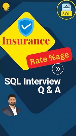 Insurance Interview Q&A | Approval % Rate | #sql Interview | SQL Interview questions and answers