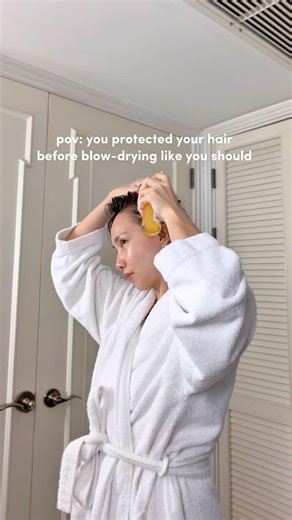 HAIR PROTECTION BEFORE BLOW DRYING | DOVE SERUM + OIL | Truly Tara
