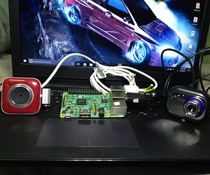 Portable Monitoring System Using Raspberry Pi (2 USB Camera)