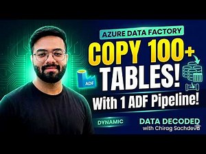 Metadata driven Framework | ADF Lookup + ForEach: Copy 100 Tables with ONE Pipeline | ADF