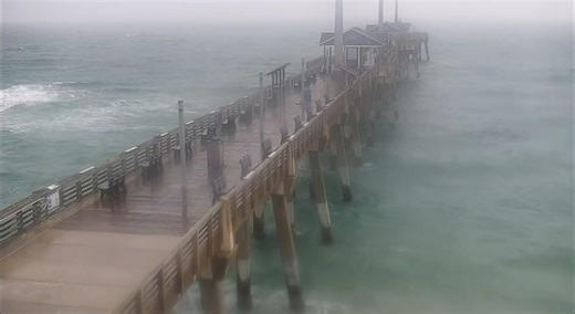 Pier cam today 4/21 - a rainy day on the OBX | Outer Banks
