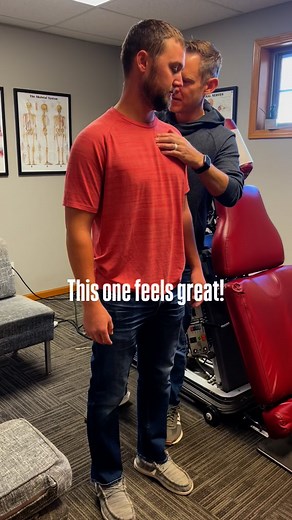 Back pain when taking a breath=rib subluxation #chiropractic #chiropracticadjustment #chiropractor #asmr #iowa #hiawatha #backpain #health #fyp #viralvideos | O'Neill Family Chiropractic & Acupuncture