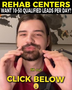 REHAB CENTERS - How many more leads can your admissions teams handle? With our Pay-Per-Lead System you pay a flat service fee ONLY when we generate you qualified leads that meet your intake criteria... We can start sending you 10-50 qualified leads per day in the next 3 days with: ✅ No monthly retainers ✅ No long-term contracts ✅ No risking budget on ads ✅ All leads are exclusive to your centers How it works: We run HIPAA compliant advertising campaigns for your center with our own budget - and 