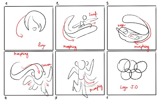 Animated Logo Olympic Games Paris 2024