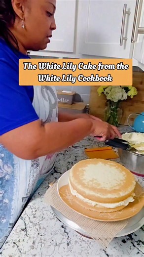 This #whitecake recipe can be found in the Cookbook from @whitelily #whitelilyflour | Mama Sofana's Buttercream Dreams
