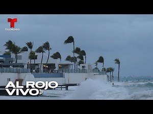 Imágenes de la tormenta tropical Helene en Cancún | Al Rojo Vivo | Telemundo