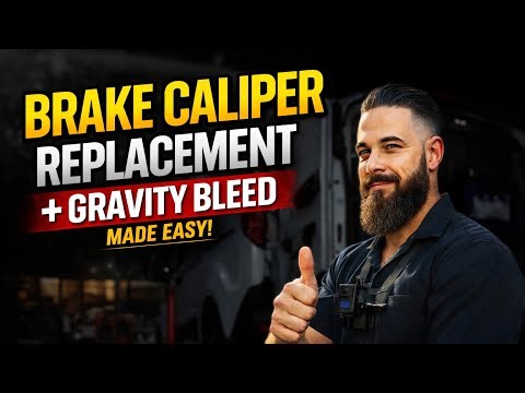 🎤 BRAKE CALIPER REPLACEMENT | PLUS GRAVITY BLEED METHOD — (ANY CAR)