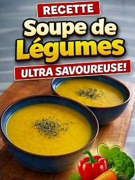 Soupe de légumes maison, simple, saine et délicieuse | #Thermomix