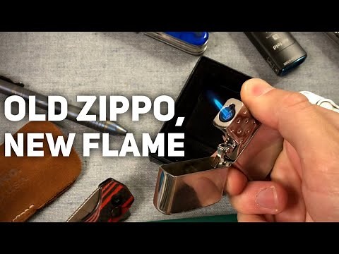Upgrading My Old Zippo With Butane Torch Insert